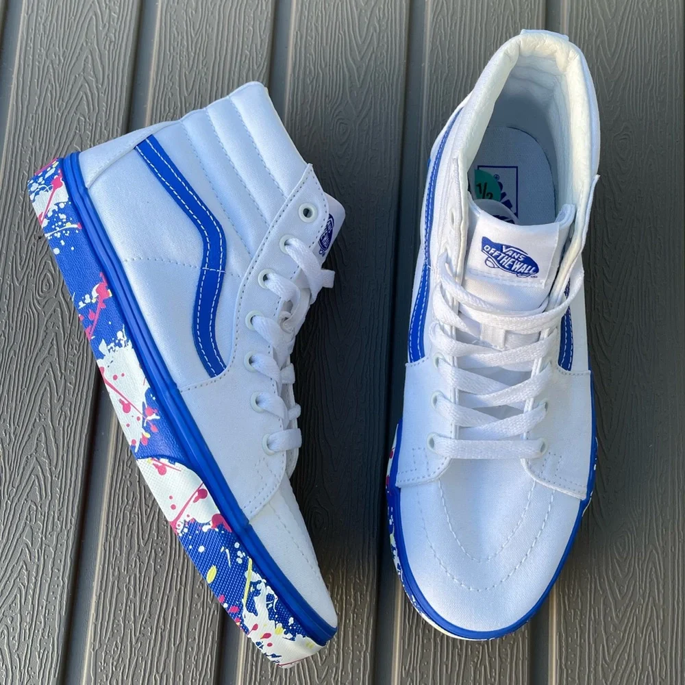 NEW Vans SK8 Hi Paint Boys' Grade School
